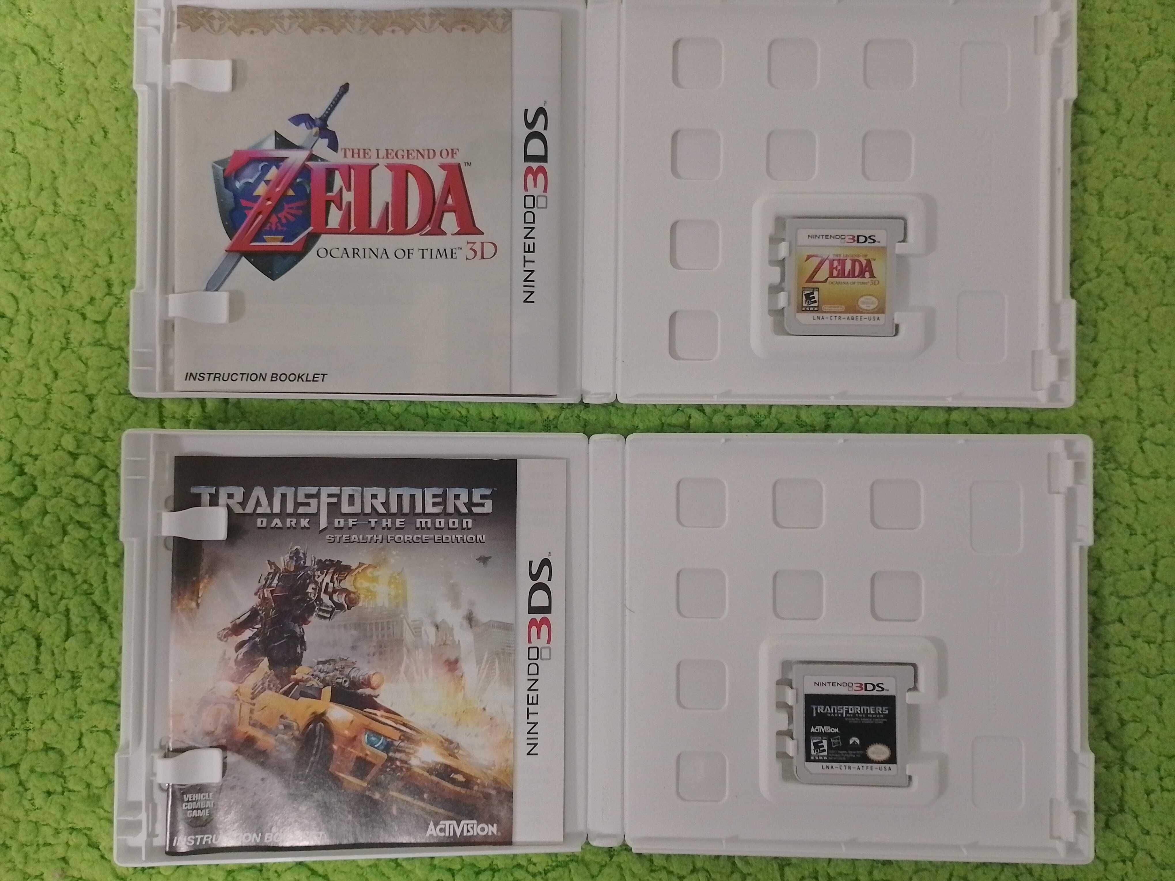 3DS Zelda Ocarine of Time 3D oraz Transformers Dark of the Moon
