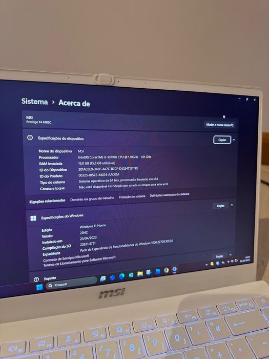 MSI Prestige 14 A10SC