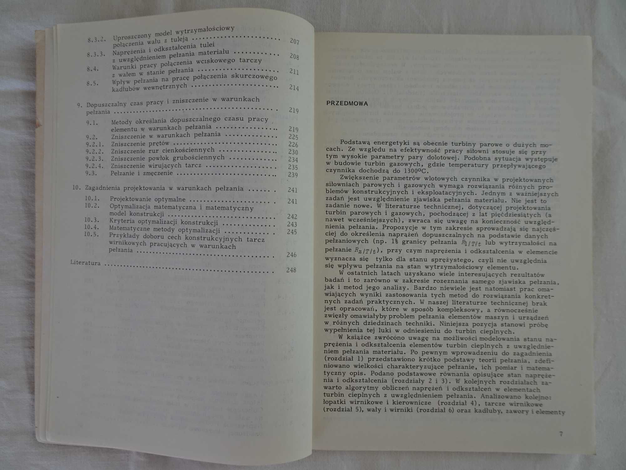 Książka Chmielniak Kosman Rusin Pełzanie elementów turbin cieplnych