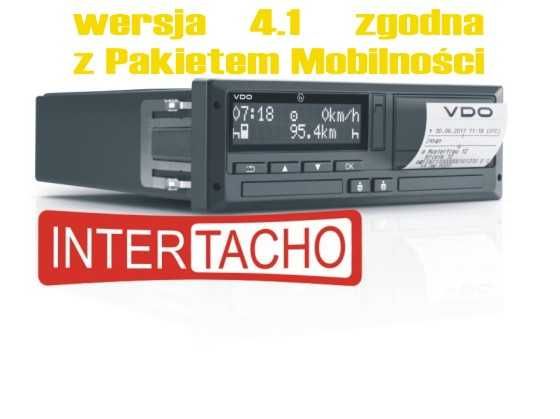 Tachograf Siemens VDO 4.1 NOWY Pakiet Mobilność   2 generacji