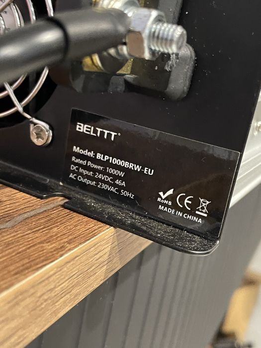 BELTTT, інвертор чистої синусоїди 1000-2000w 24v