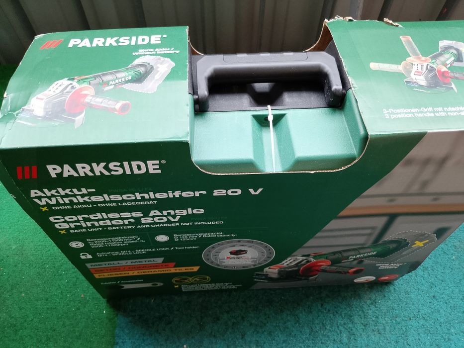 Szlifierka kątowa akumulatorowa Parkside