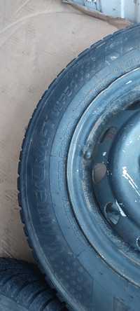 Продам 2 шини з дисками ланос 4×100 шини 175/70 R133