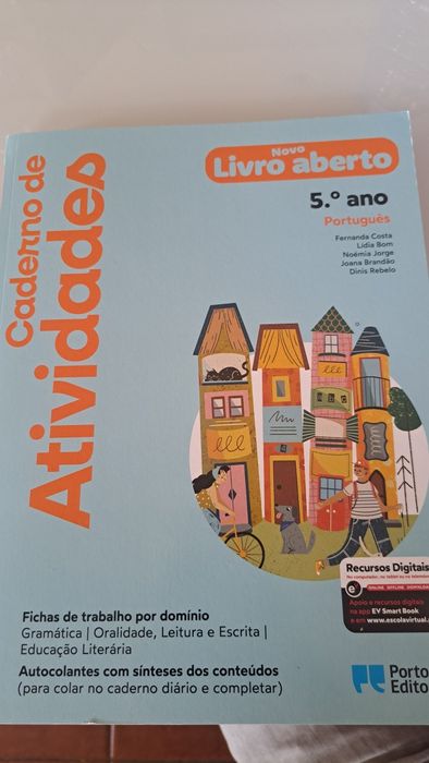 Caderno actividades português 5ano