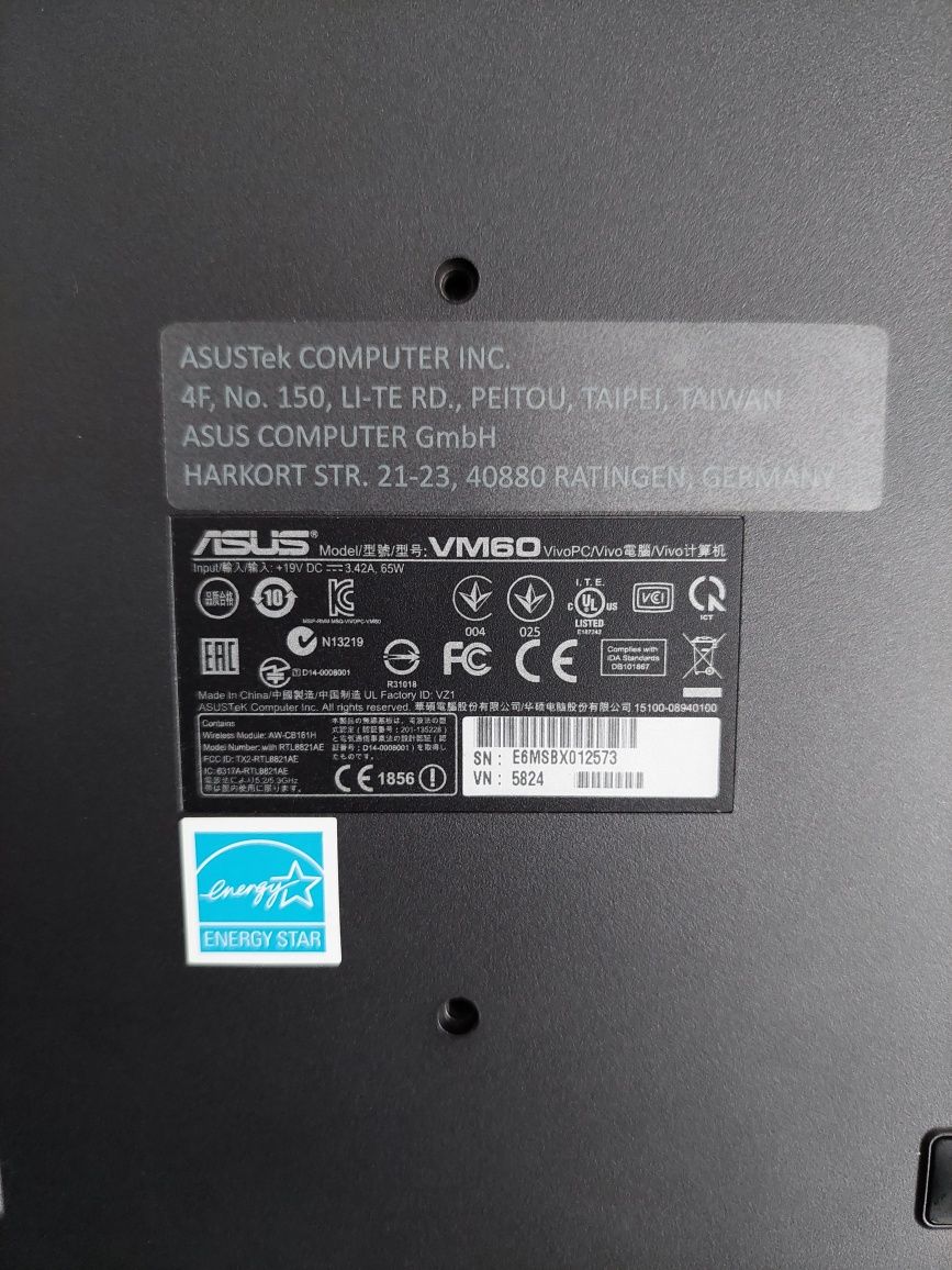 Asus Vivo Pc VM60 (Ler Descrição Completa)
