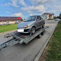 Fiat Seicento hobby błotnik przedni kolor srebrny kod lakieru 647