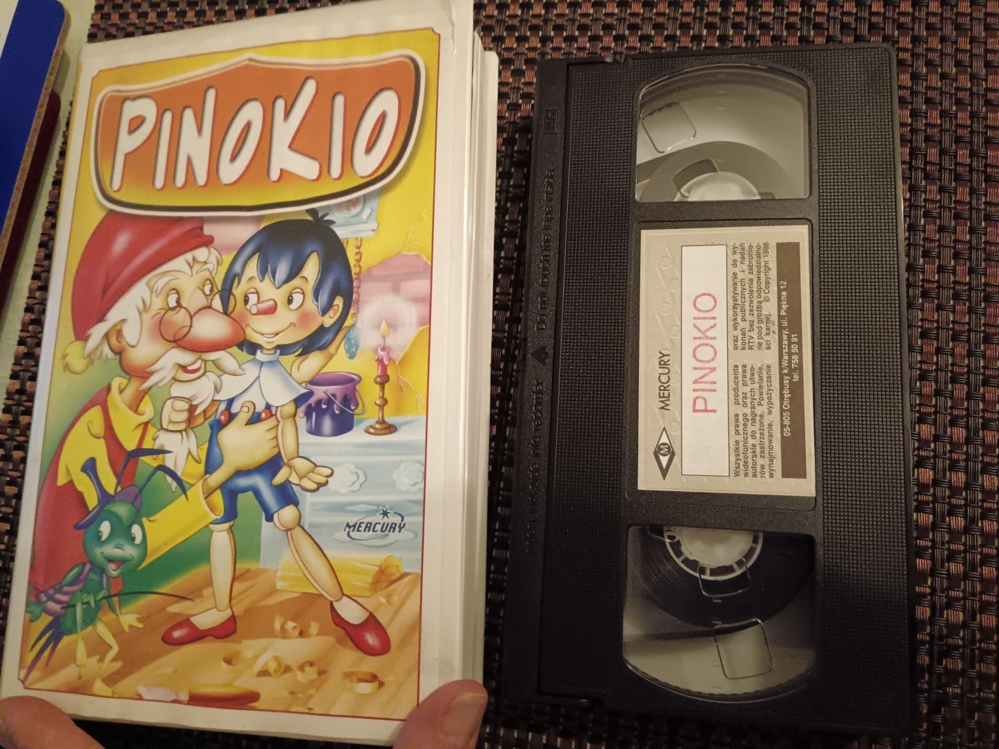 Pinokio kaseta VHS