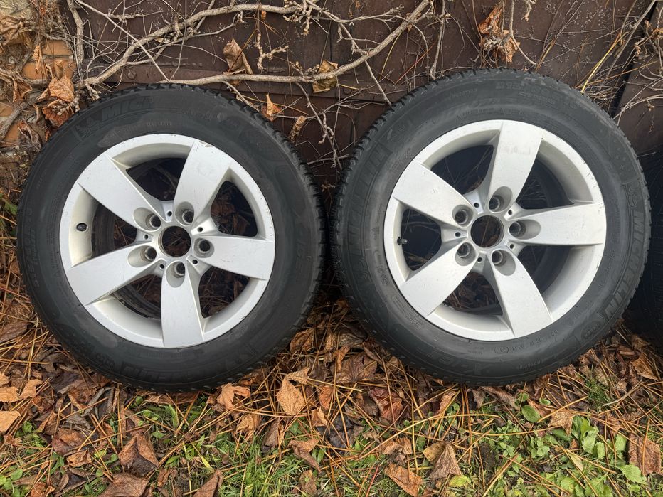 Продам диски BMW E60 16” 242 стиль + зимова гума.