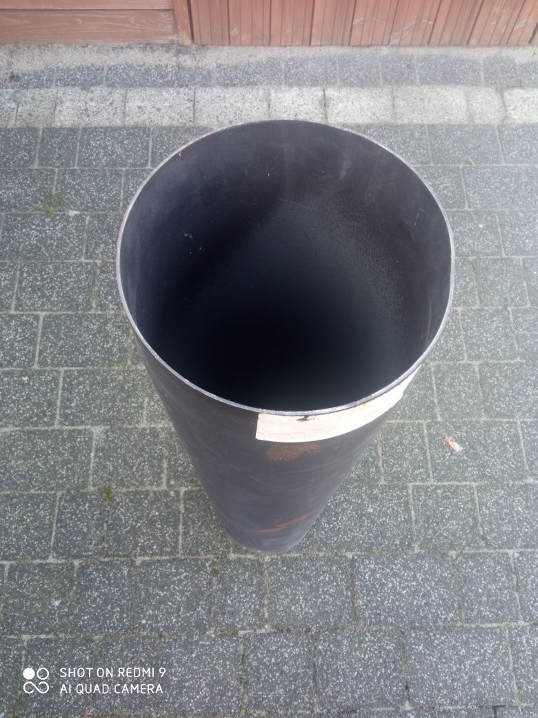 Rura spalinowa czarna Fi 200 100cm
