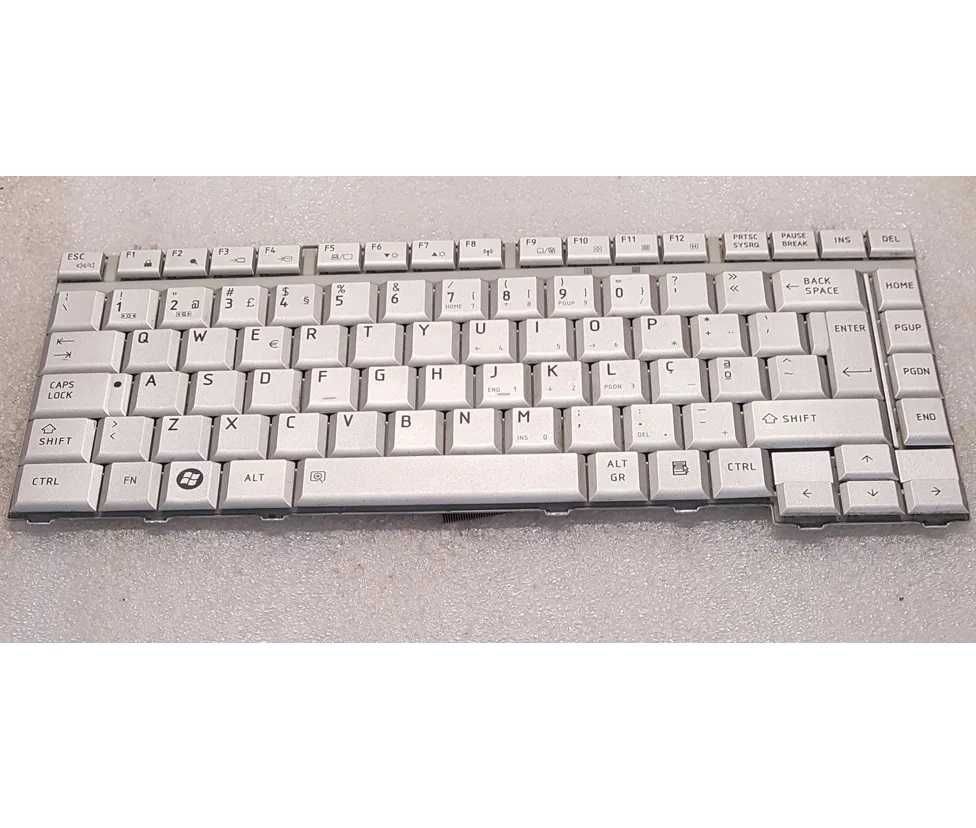 Teclado Toshiba A200, A300, L300  - Original - Cinza - PT