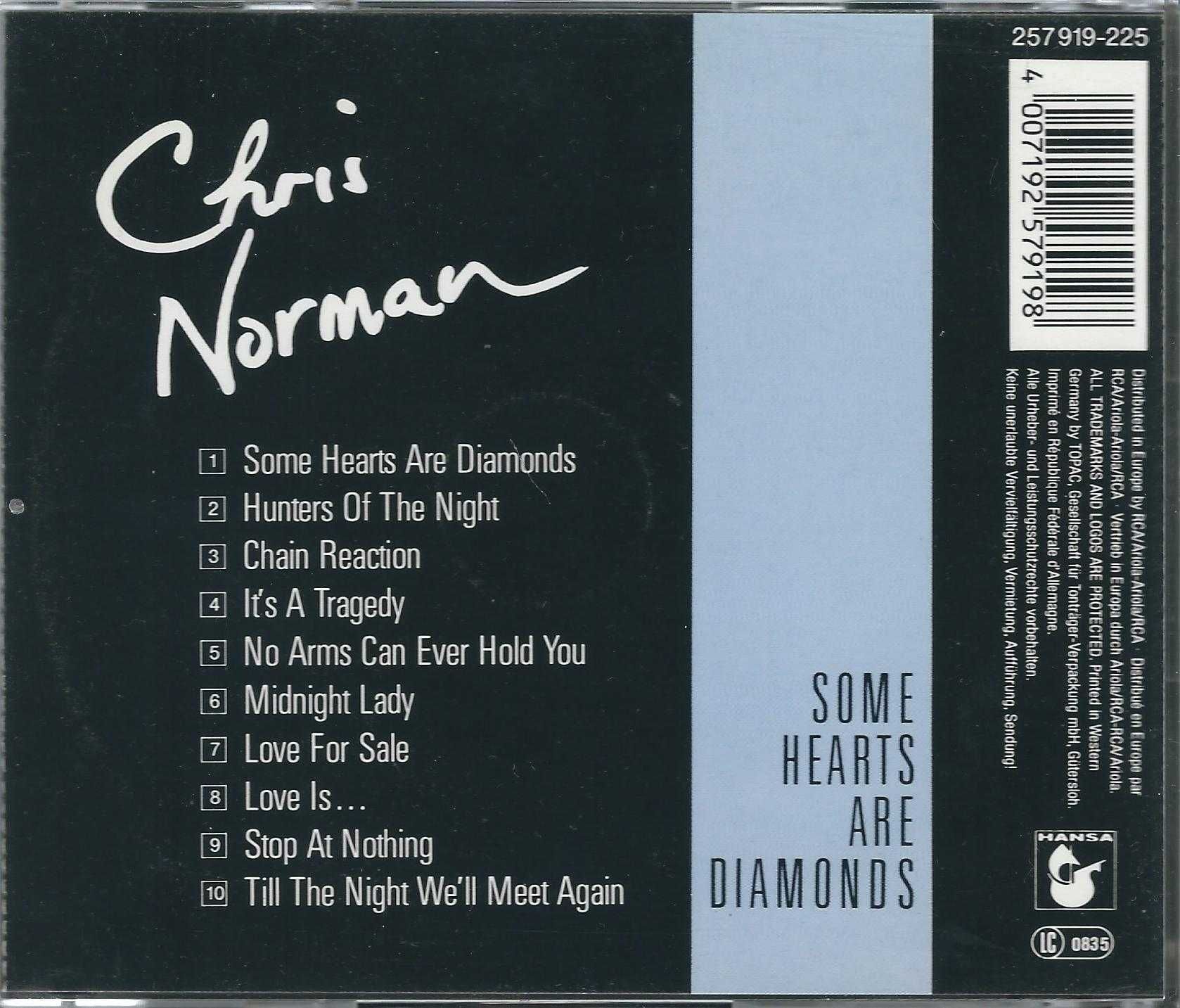 CD Chris Norman - Some Hearts Are Diamonds (1986) (Hansa)