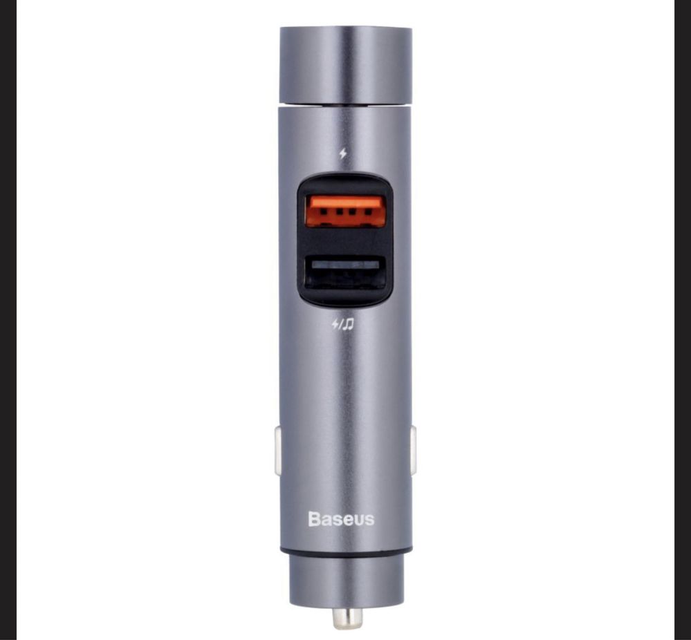 Модулятор FM Modulator Baseus Energy Column Dark Grey (CCNLZ-0G)