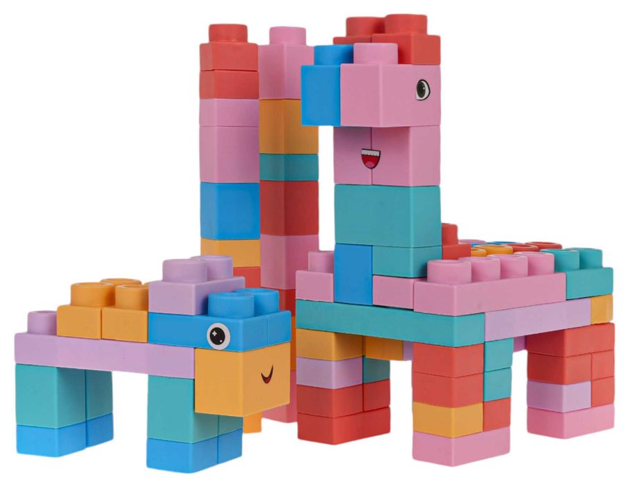 Zestaw Miękkich Klocków 88el. ZKL.HC-029C-08