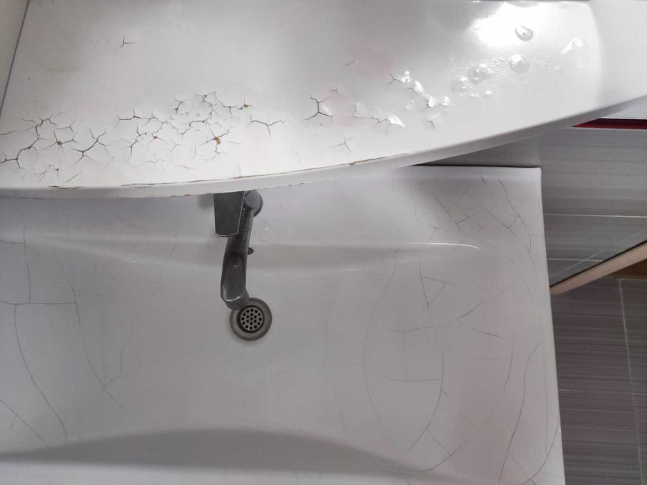 Тумба підлогова + тумба підвісна + змішувач + сифон (б/к)