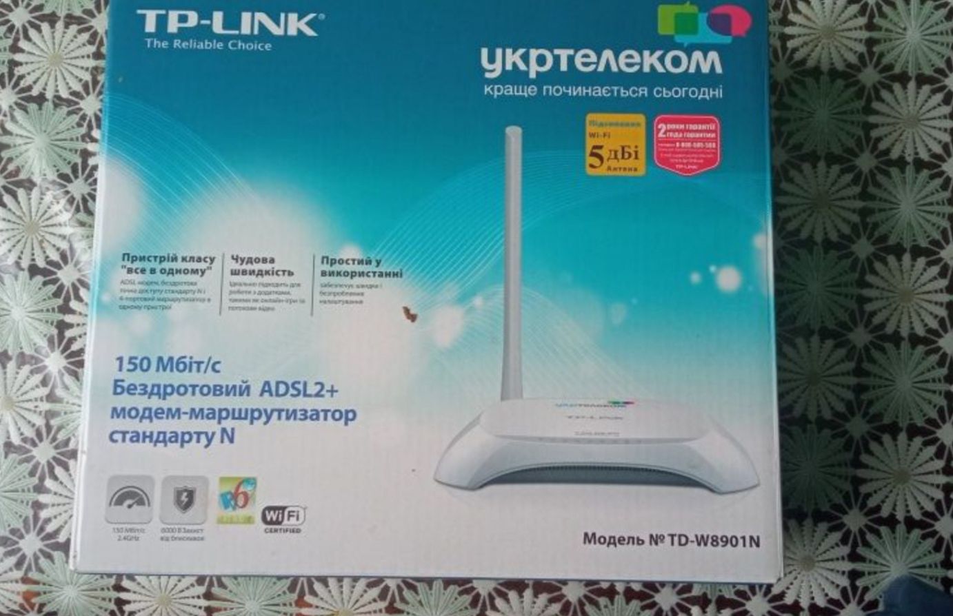 Wi-fi роутер Tp-link td 8901n