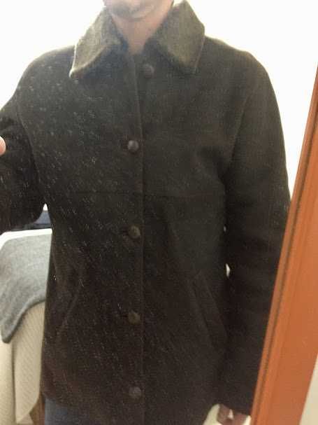 Casaco pele genuína Ginapele