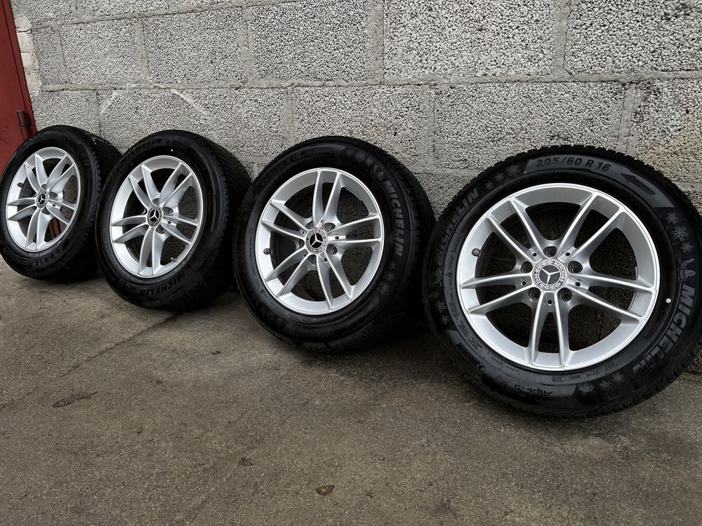 Alufelgi R16 5x112 Mercedes A,B,C W177  Opony zimowe 205/60/16