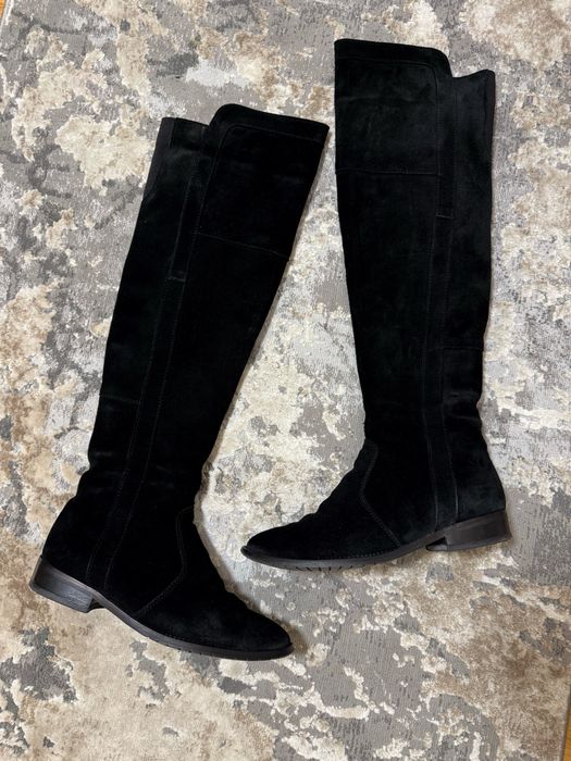 Натуральні замшеві зимові чоботи