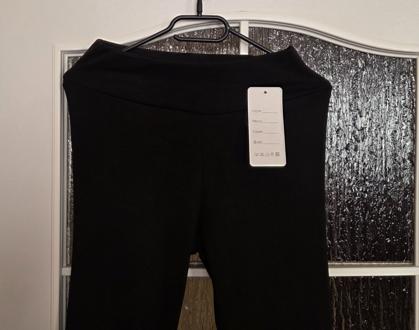 Legginsy Damskie Czarne S/M 39
