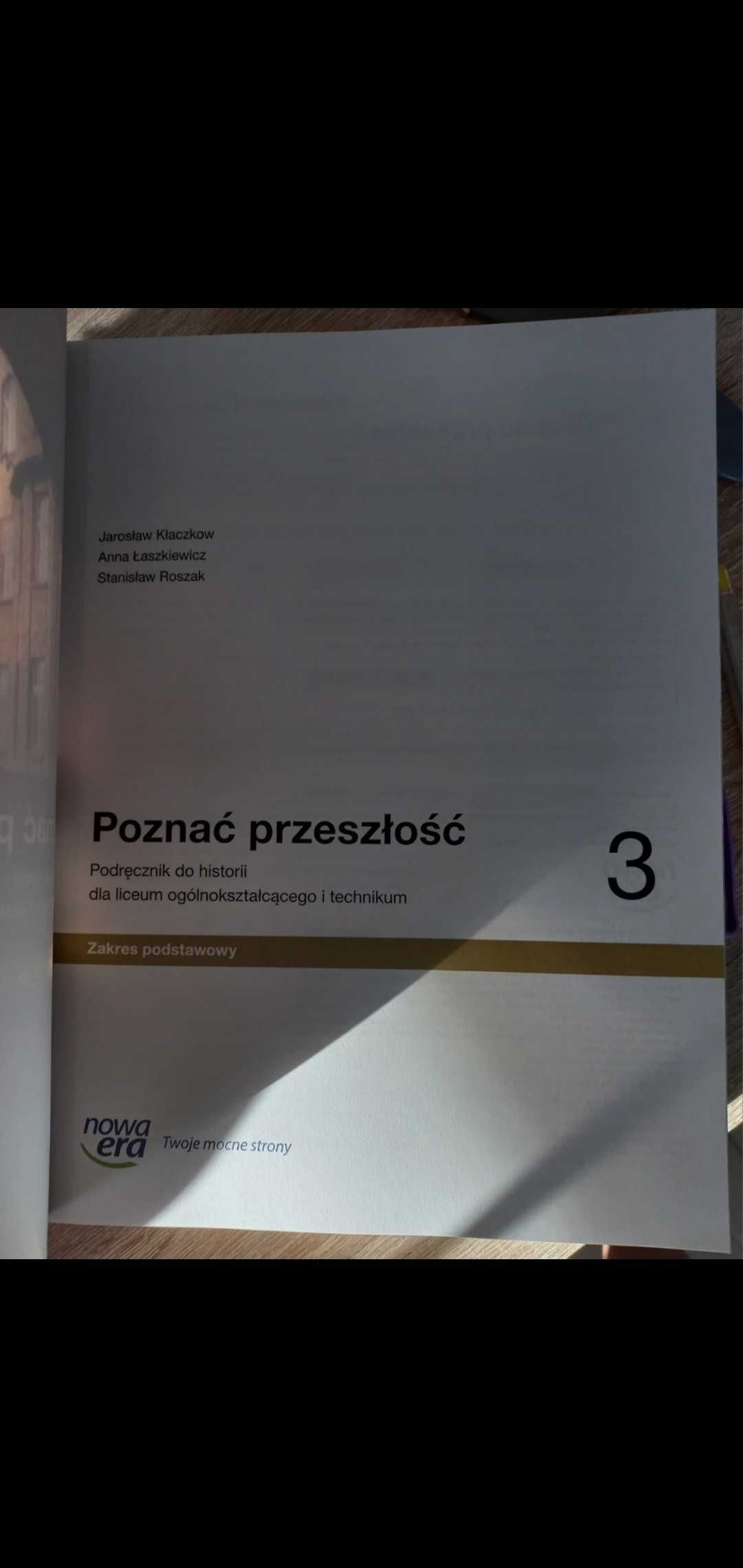 Podręcznik do historii klasa 3 '' Poznać przeszłość''