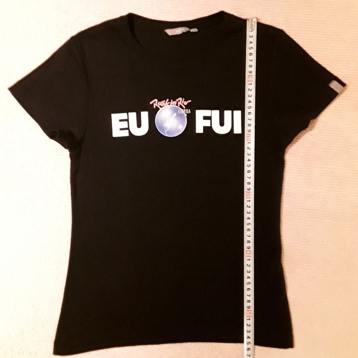 T-Shirt oficial Rock in Rio Lisboa 2006, tamanho M, nova!