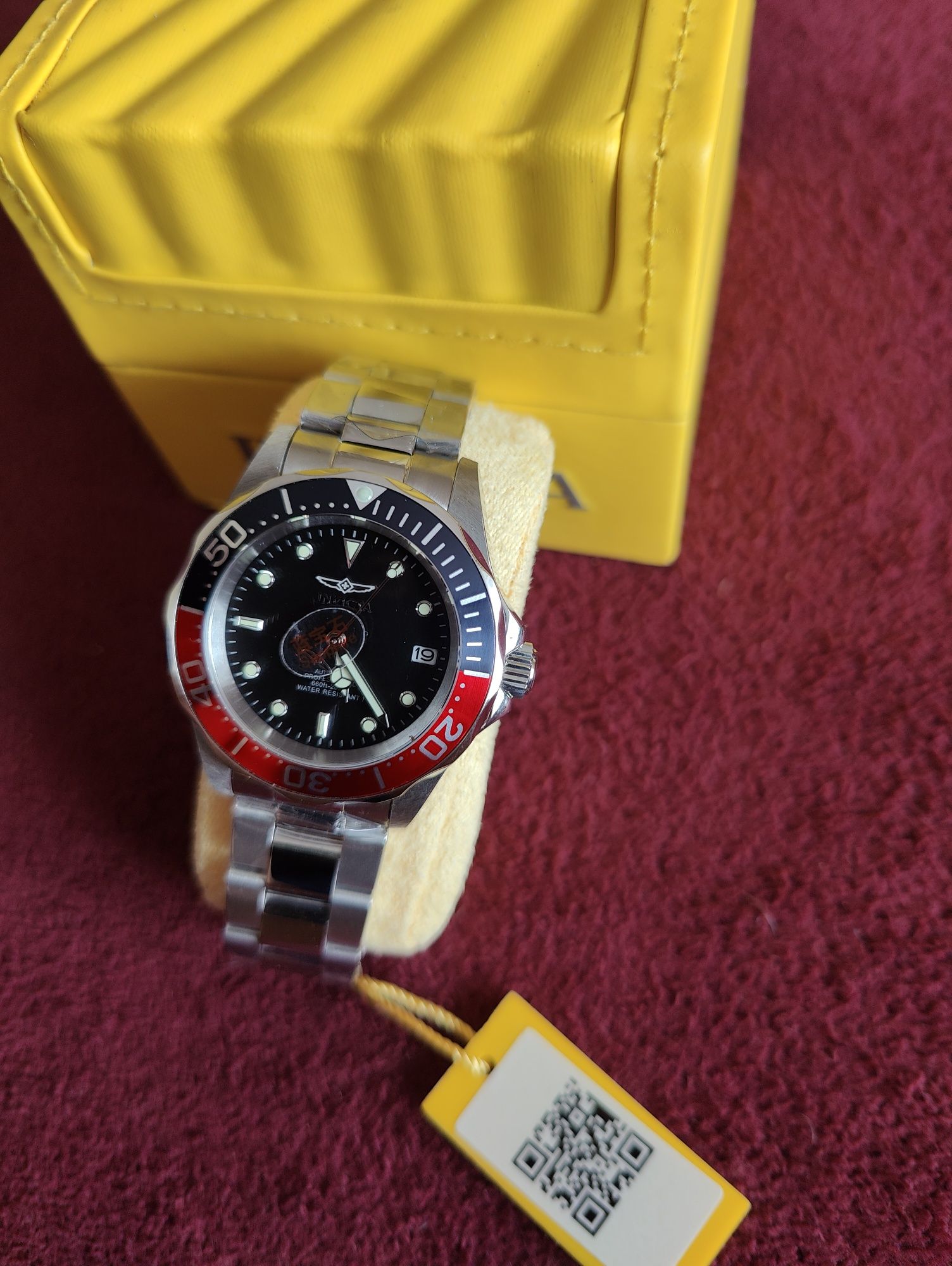 Invicta Pro Diver 9403 Automatyczny zegarek - 40mm SZAFIROWE SZKŁO
