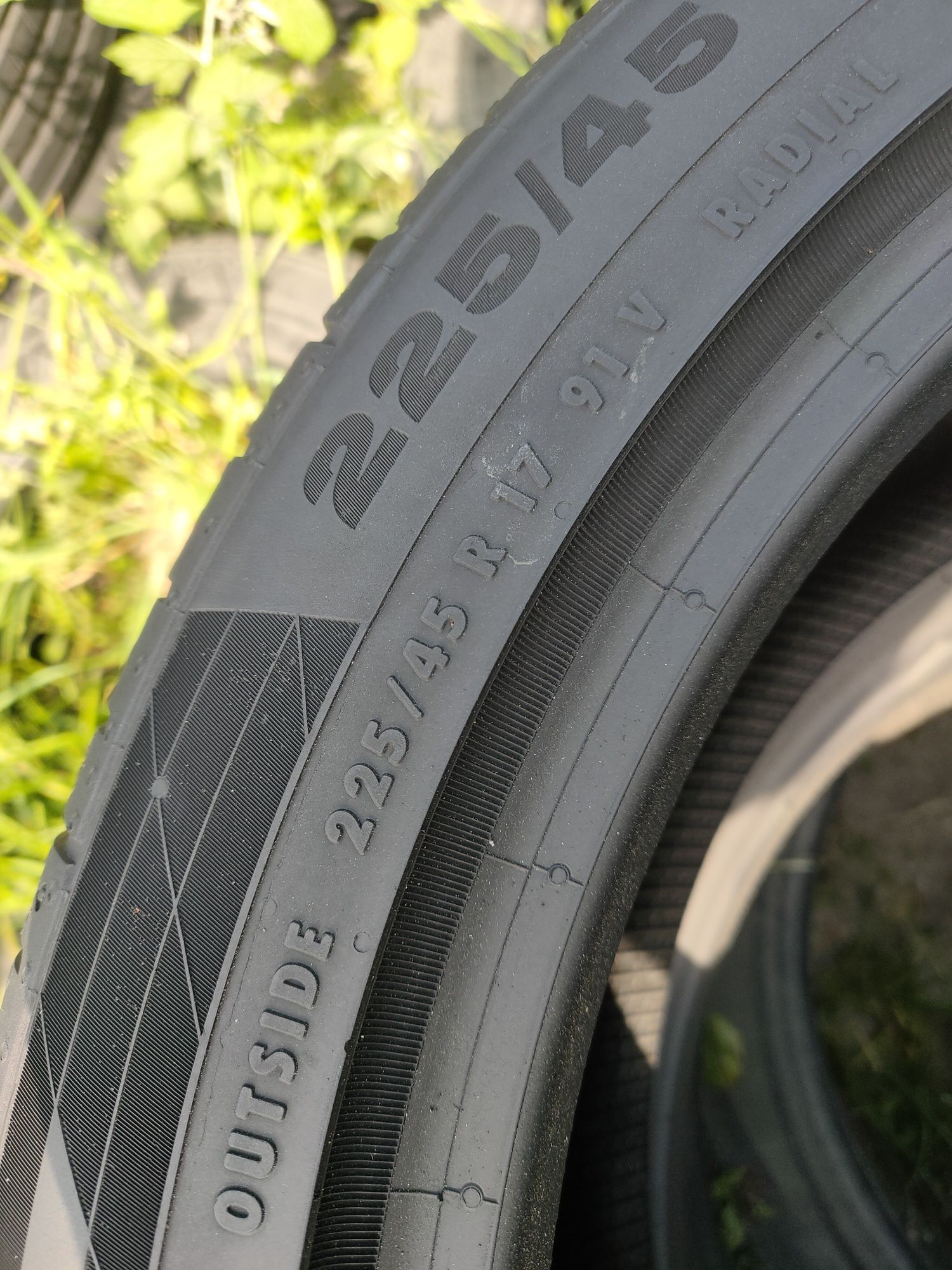 520 1x225/45R17 91V Continental SportContact 5 2020r 7.5mm FAKTURA ADI