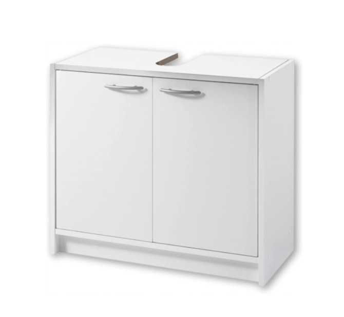 Szafka pod umywalkę umywalkowa łazienkowa biała 63 X 55 X 29 CM