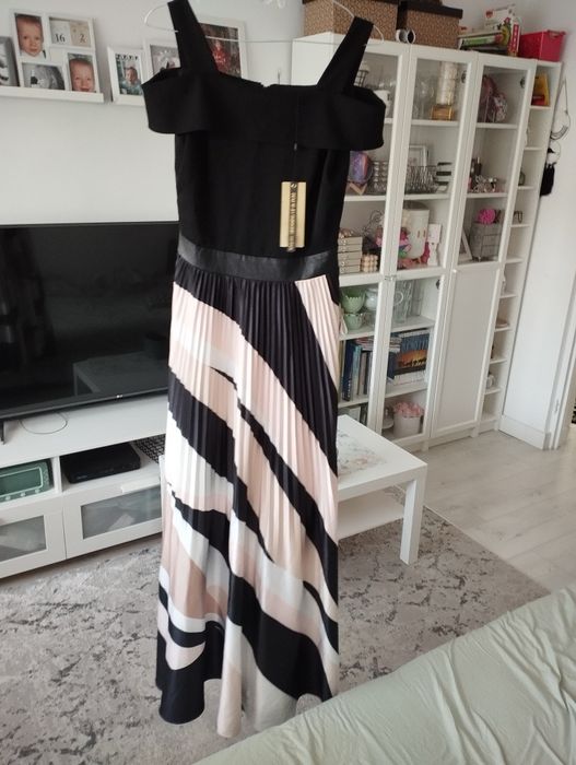 Suknia maxi Coast S premium Rockerfella piękna z metką