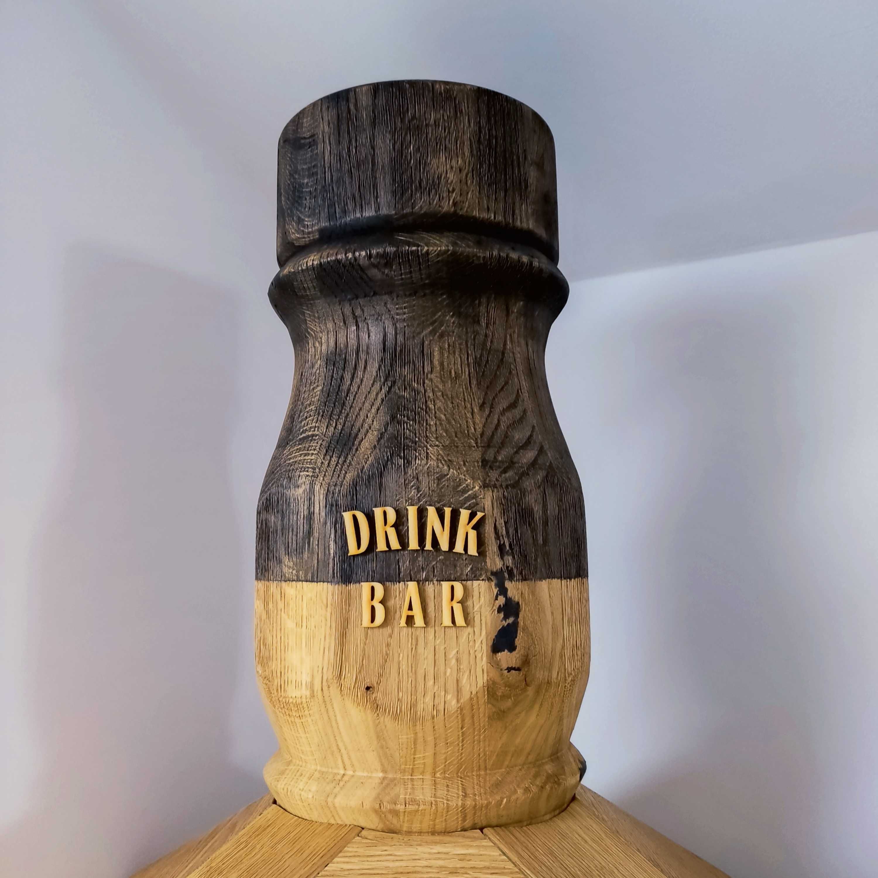 BAREK w kształcie butelki Whisky szafka na alkohol