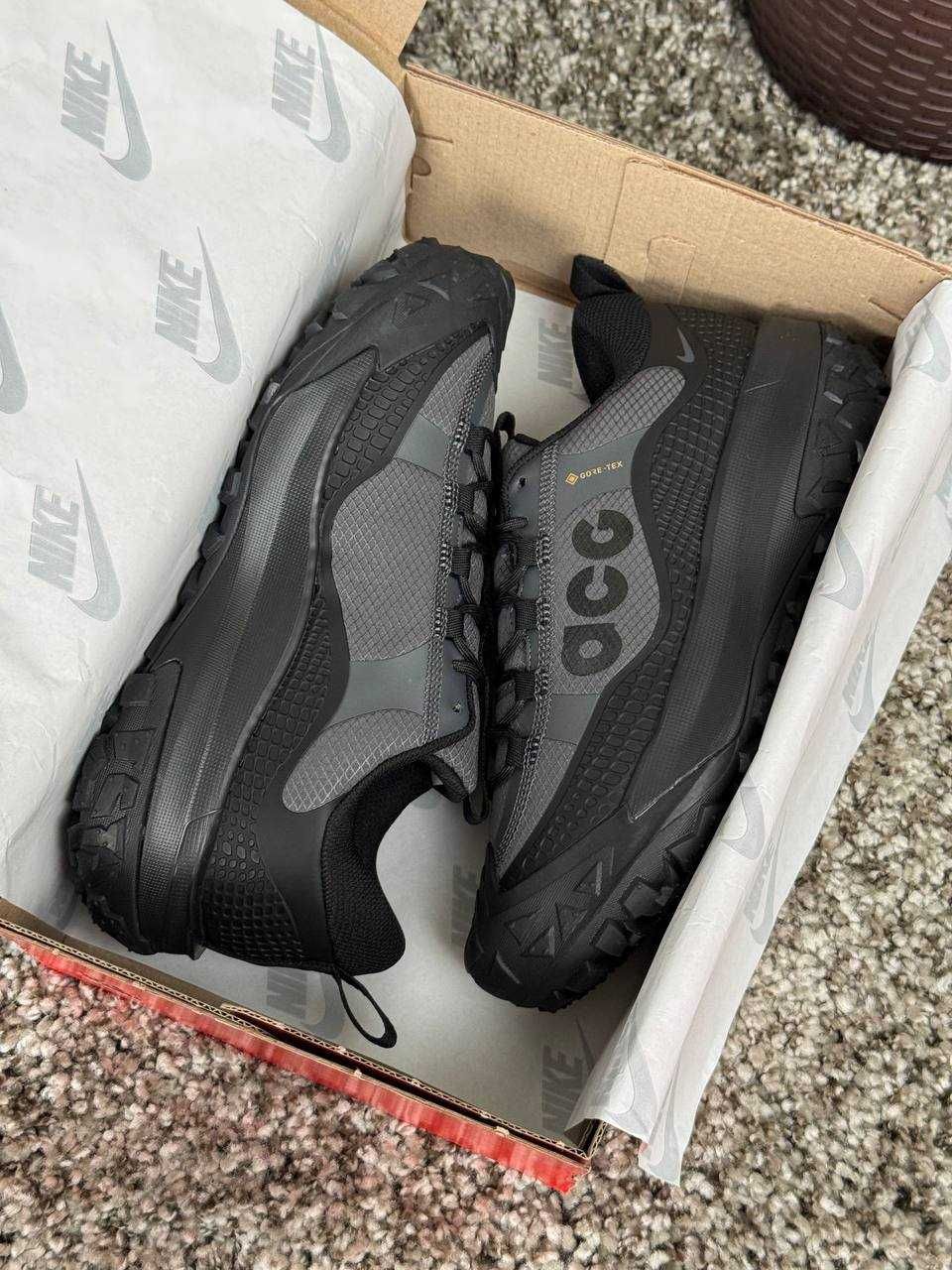 Кросівки Nike ACG Mountain Fly 2 Gore-tex (41-46) термо Найк АСЖ сірі