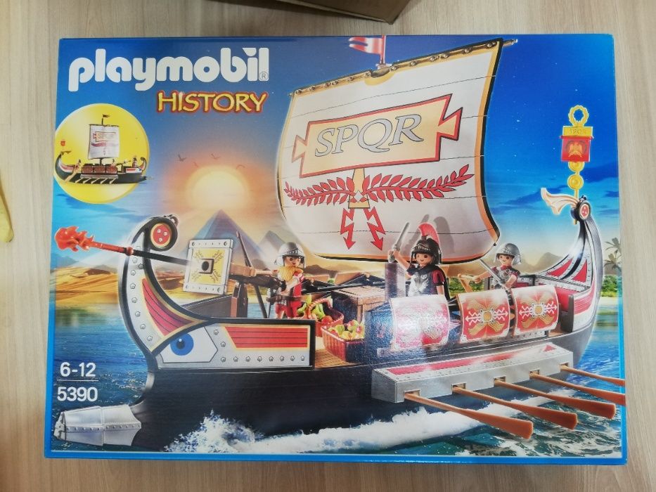 Playmobil History 5390 Rzymska galera NOWA UNIKAT