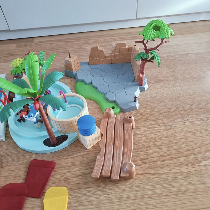 Playmobil 3 zestawy basen jacuzzi