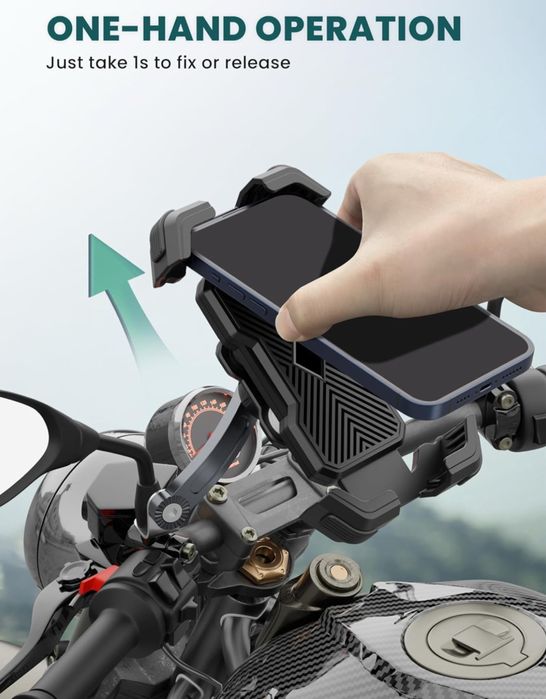 Grefay Motocyklowy uchwyt na telefon