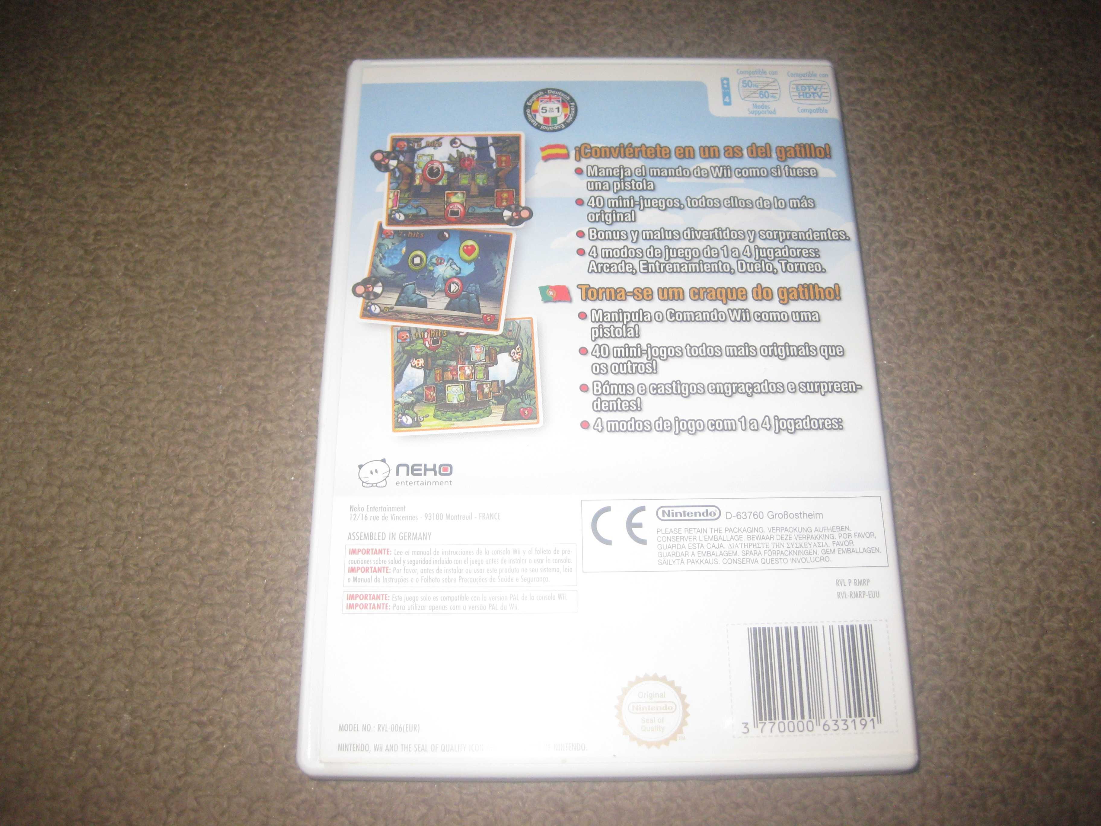 Jogo "Cocoto Magic Circus" para a Nintendo Wii/Completo!