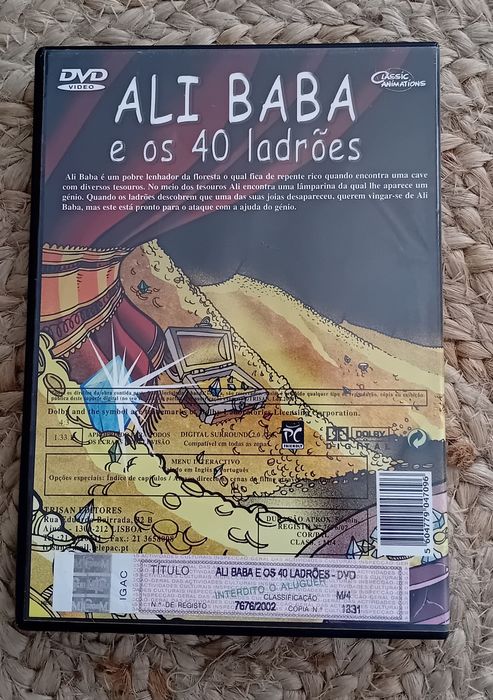 DVD Ali Baba e os 40 ladrões