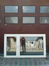 Okna dwuskrzydłowe 204x114 pcv Niemieckie plastikowe DOWÓZ CAŁY KRAJ