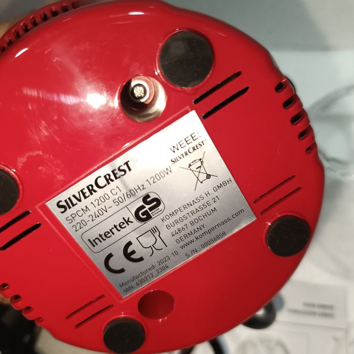 Máquina de Fazer Pipocas SilverCrest  SPCM 1200 C1 1200W na Caixa