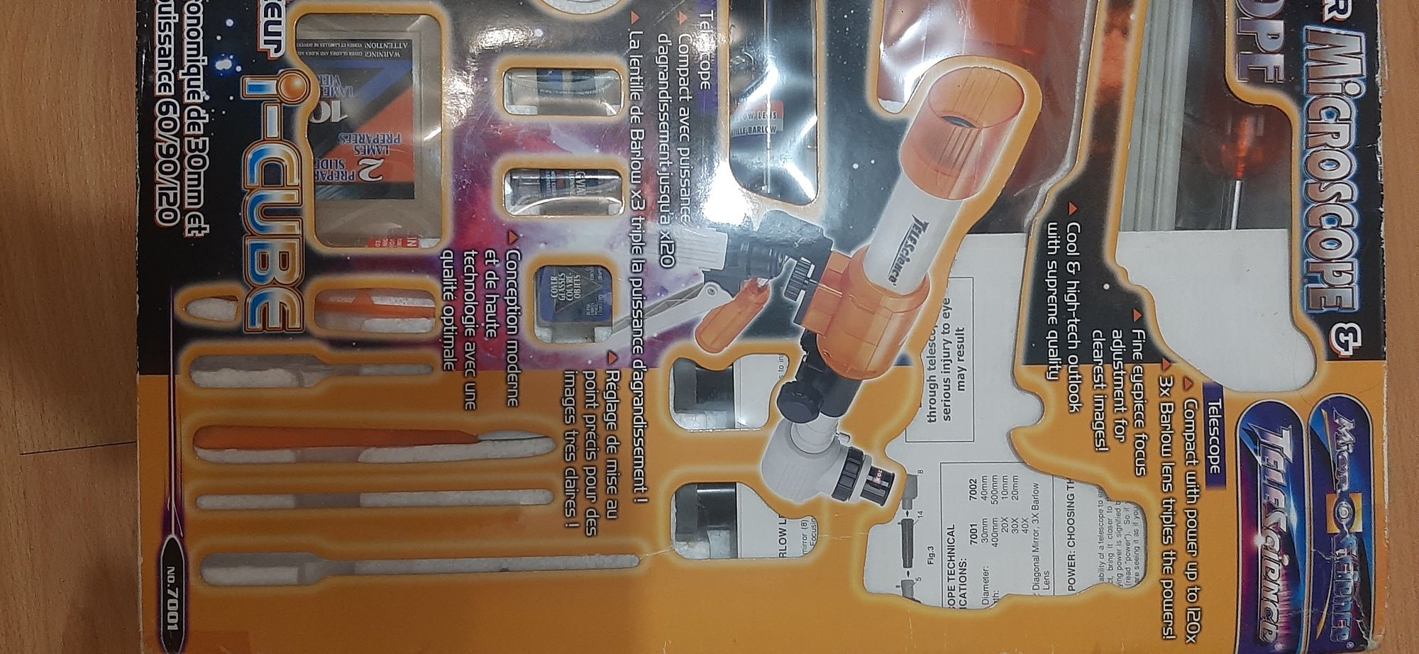 Продам мікроскоп дитячий (Мікроскоп + телескоп)