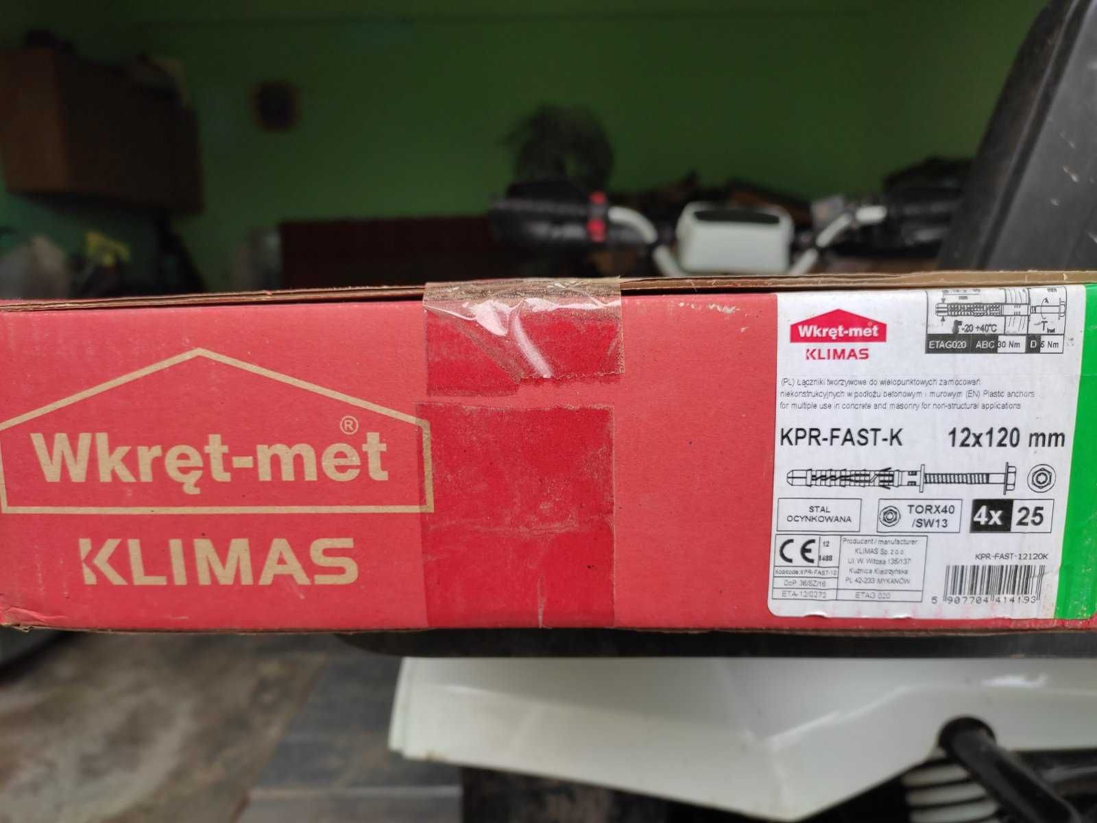 Дюбель з шурупом 12х120 з шестигранною головкою KPR FAST K Wkret-Met