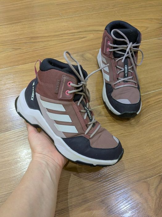 Дитячі черевики adidas TERREX AX4R MID RAIN.RDY