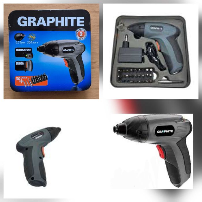MINI Wkrętarka akumulatorowa Graphite 58G147 Bezprzewodowa