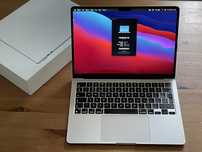 Macbook Air M2 8GB / 256GB Starlight - BDB stan, komplet PL