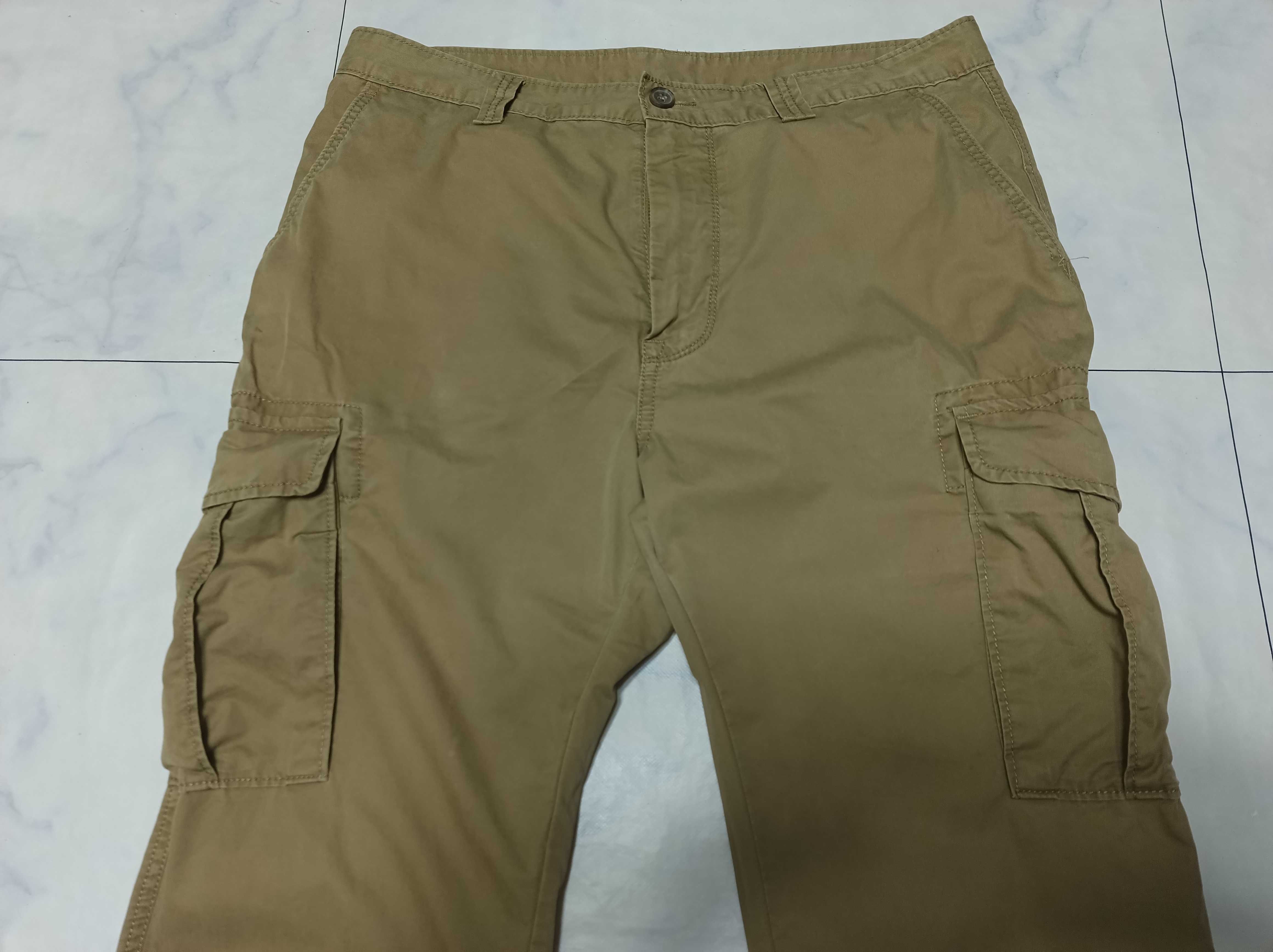 Мужские штаны-карго Marks & Spencer W34 L33 милитари khaki bronzе
