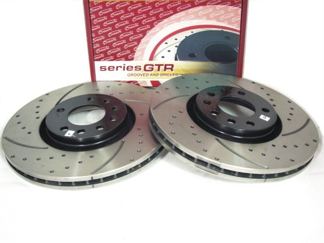 TARCZE hamulcowe Bozarto wiercone OPEL Vectra C GTS Saab 9-3 314mm