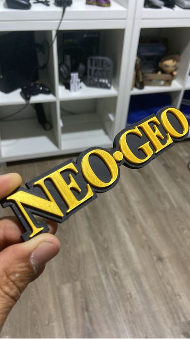 Logo Neo Geo - Placa decorativa