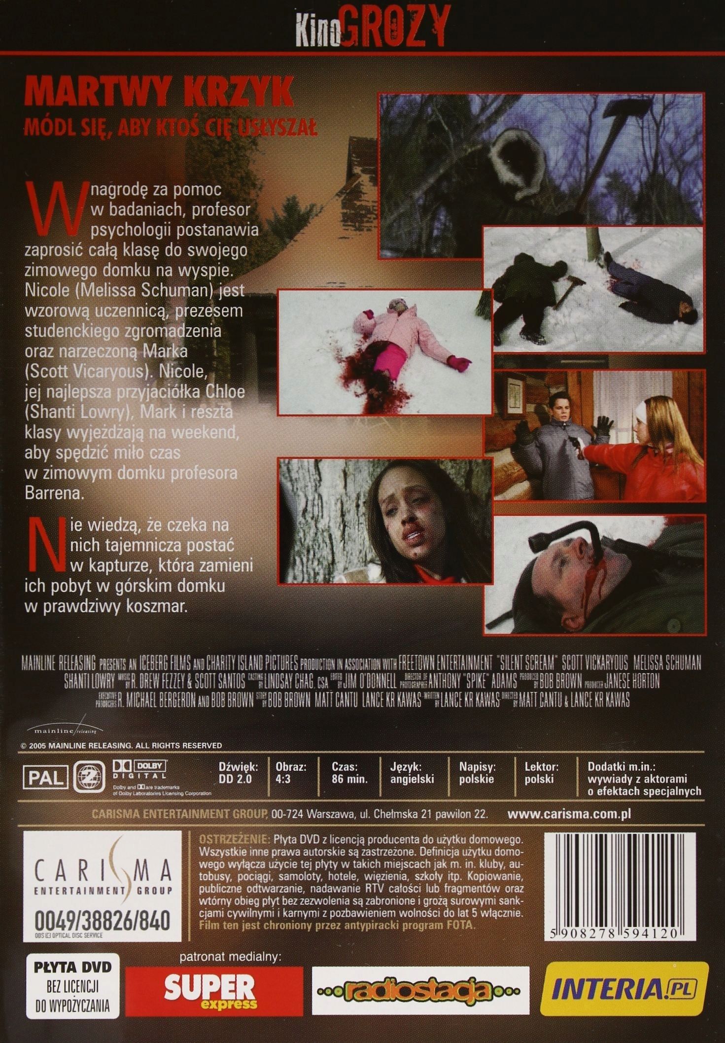 Film Martwy Krzyk Płyta Dvd