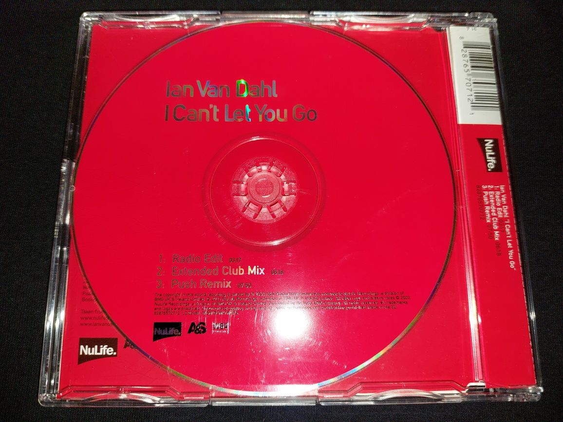 Ian Van Dahl I Can't Let You Go CD 2003 UK