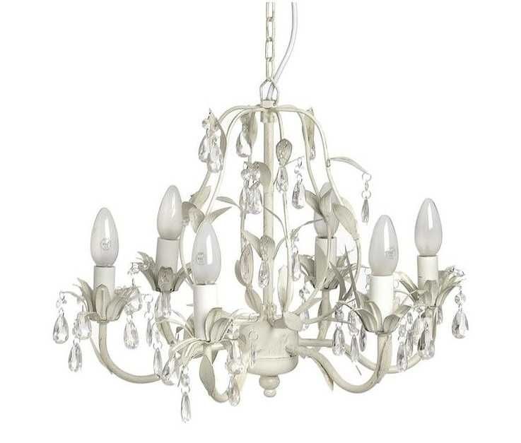 lampa żyrandol shabby chick styl francuski z kompletem żarówek