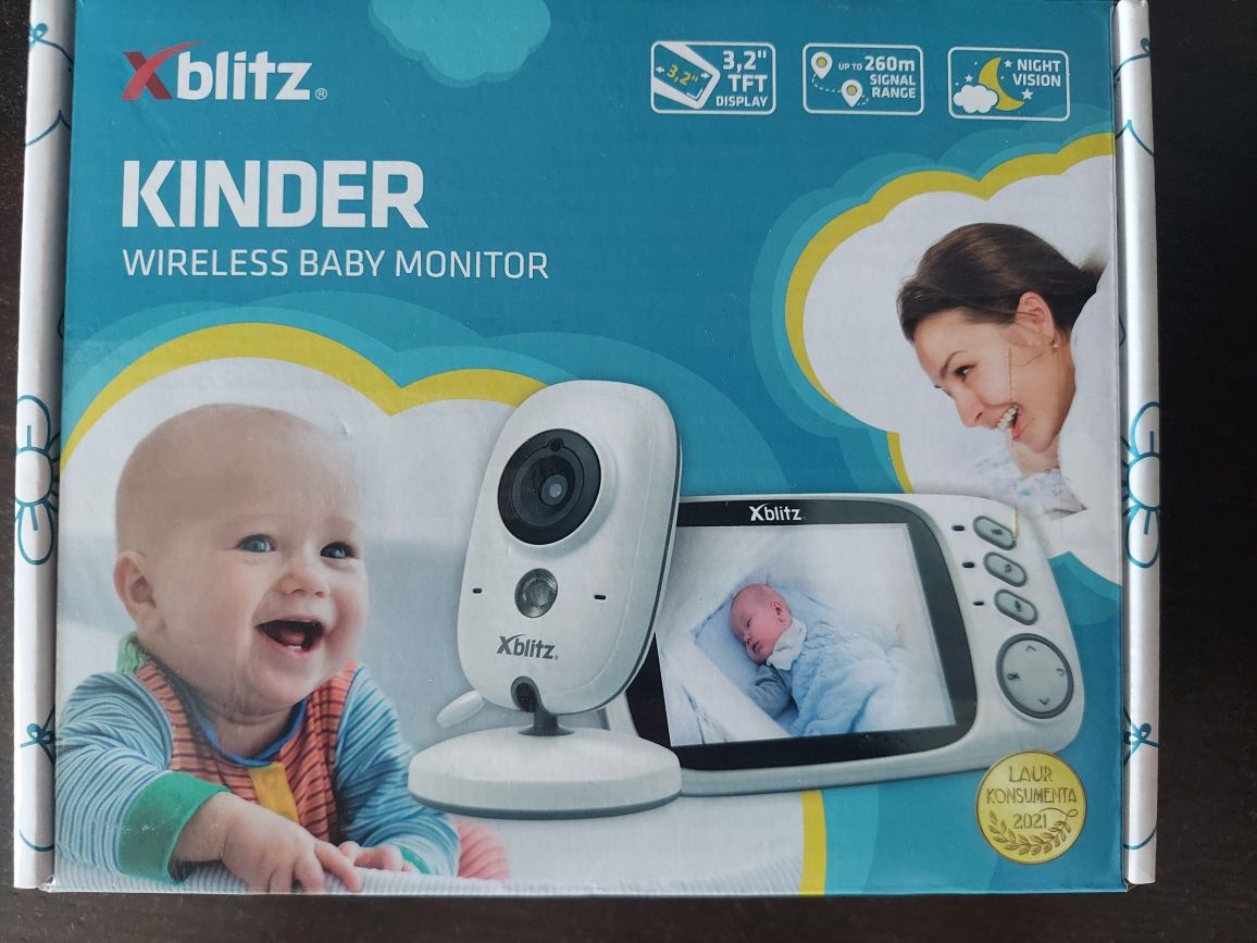 Xblitz Kinder Bezprzewodowa wideo niania z wbudowanymi kołysankami